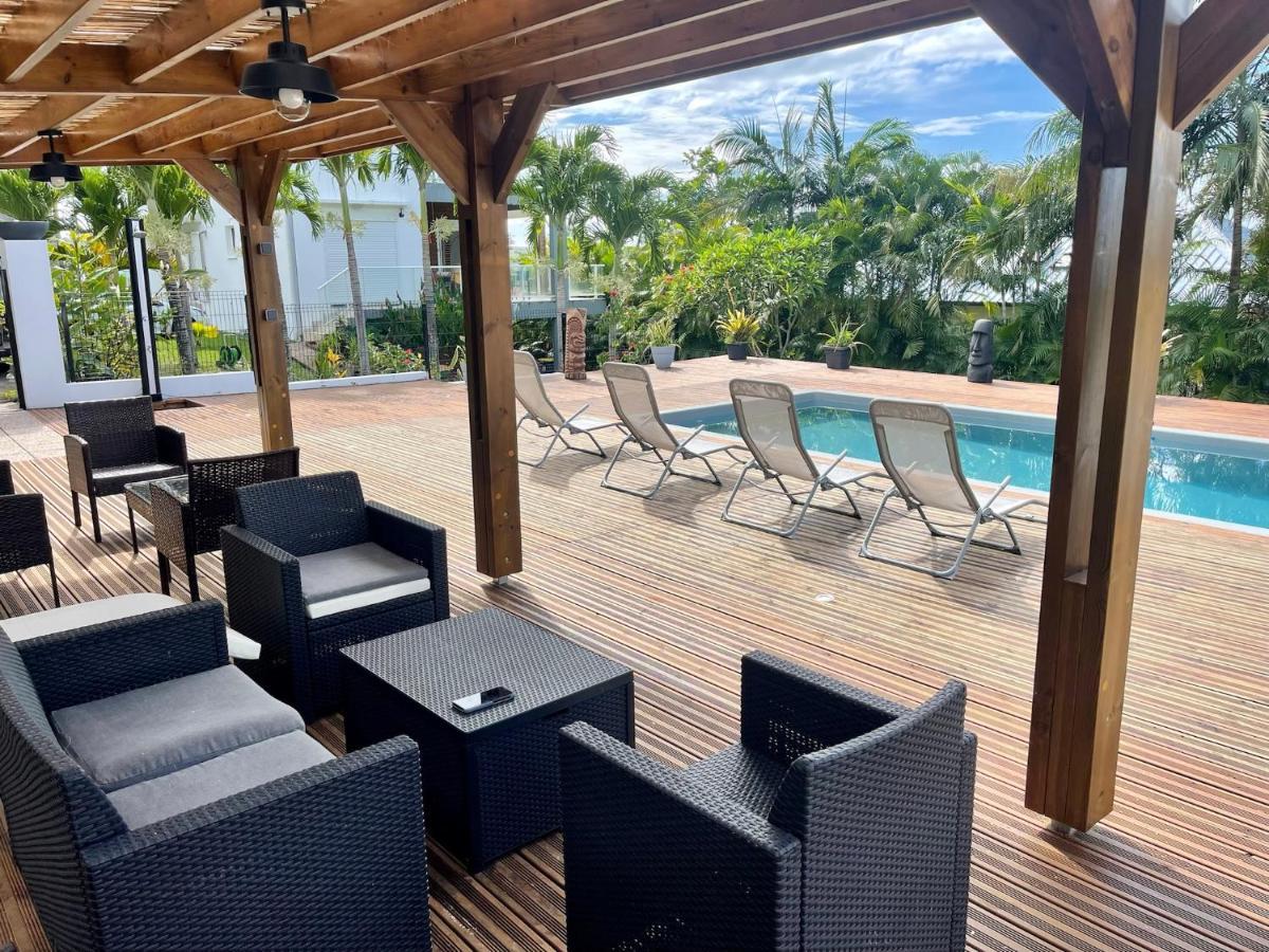 Vincendo Grande Villa Au Calme - Vue Exceptionnelle - Climatisation - Piscine Sel Chauffee - Jardin Tropical מראה חיצוני תמונה