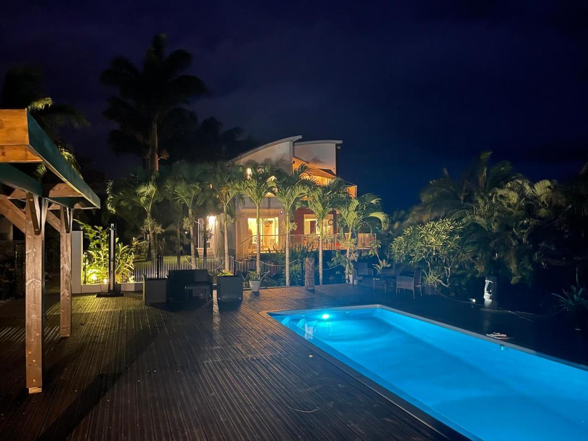 Vincendo Grande Villa Au Calme - Vue Exceptionnelle - Climatisation - Piscine Sel Chauffee - Jardin Tropical מראה חיצוני תמונה