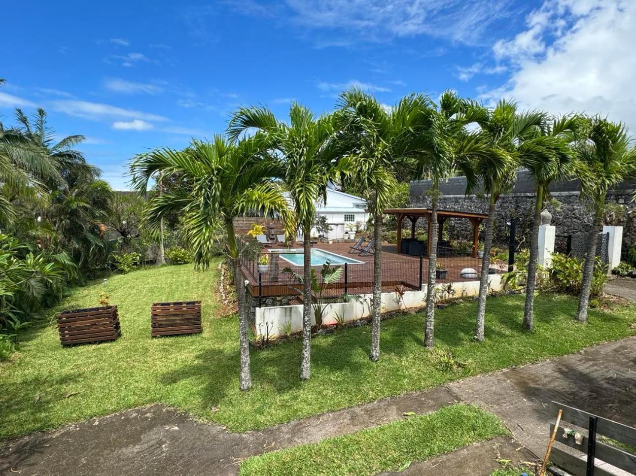 Vincendo Grande Villa Au Calme - Vue Exceptionnelle - Climatisation - Piscine Sel Chauffee - Jardin Tropical מראה חיצוני תמונה